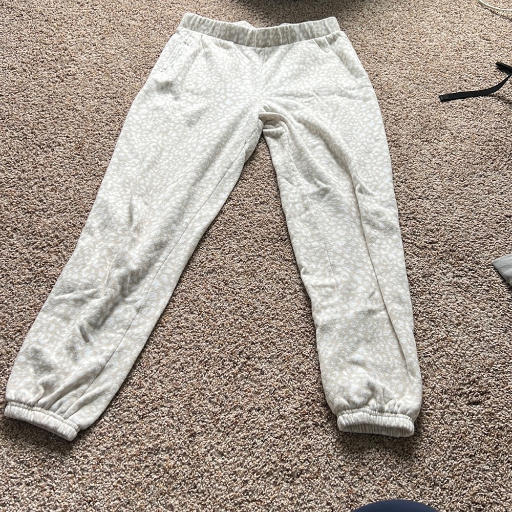 Leopard print joggers from Target. Size Small.
